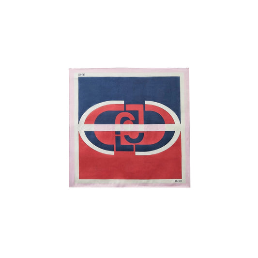 Foulard Donna maxi logo color block