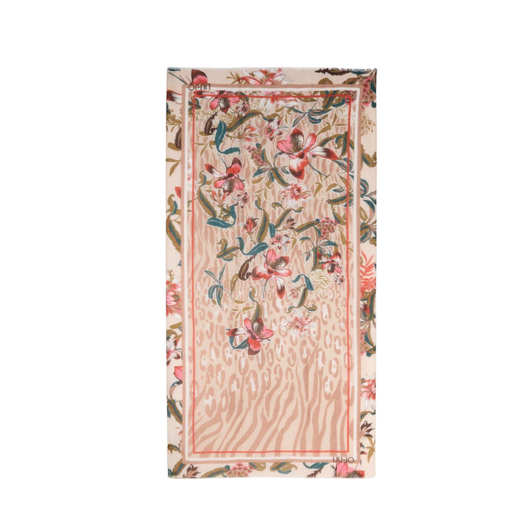 Foulard Donna Summer Flower Beige