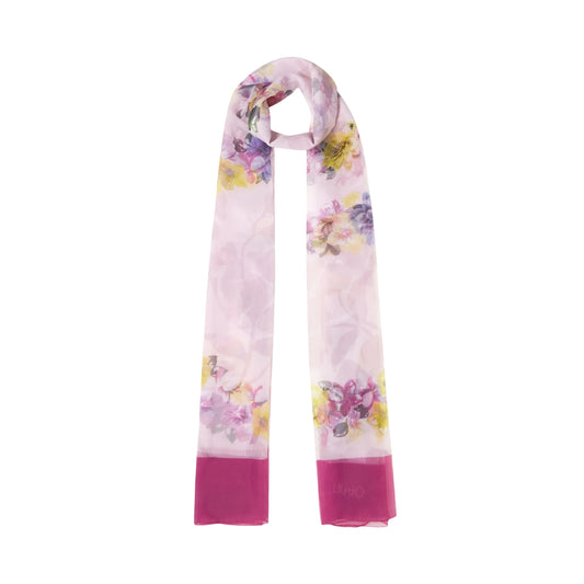 Foulard Donna con stampa floreale su tutta la superficie