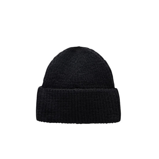 Berretto Donna beanie in maglia Nero retro