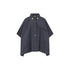 Trench Donna a mezza manica con colletto Blu