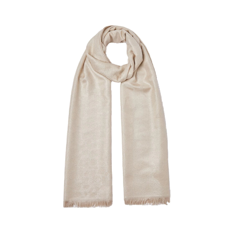 Stola Donna jacquard animalier Beige