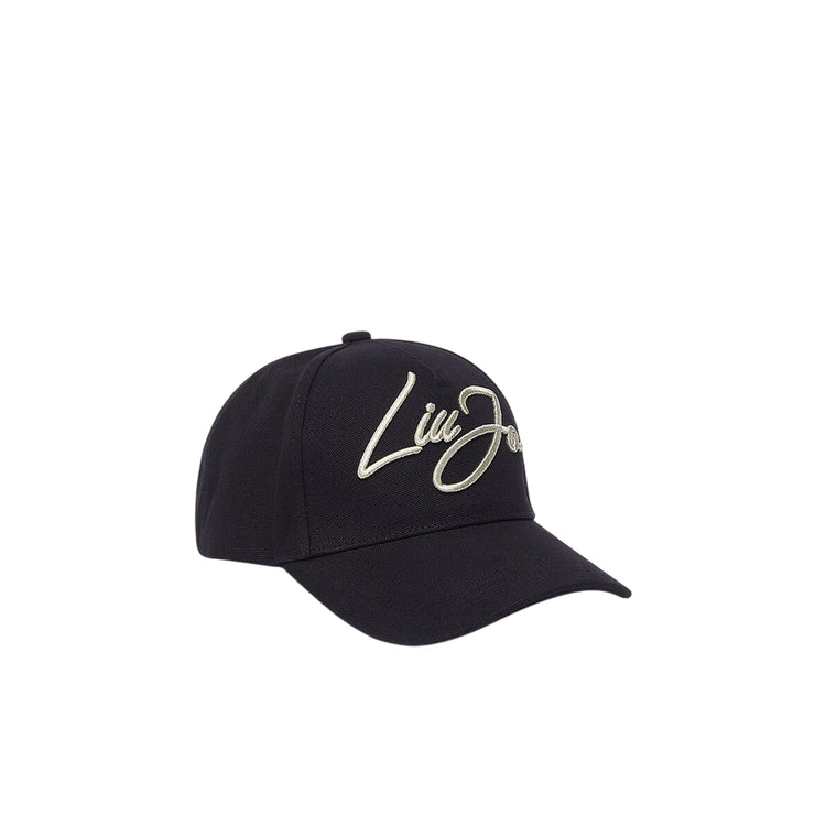Cappello Donna Nero modello baseball, in cotone