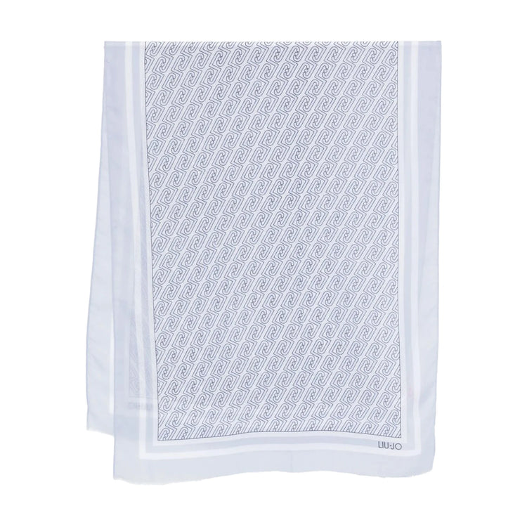 Foulard Donna con logo LJ all over Celeste