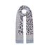 Foulard Donna con stampa animalier Celeste
