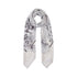 Foulard Donna con stampa floreale nera