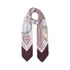 Foulard grande Donna con stampa fiocco e catene