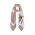 Foulard Donna con orchidea e dettagli animalier