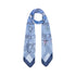 Foulard Donna Blu con stampe gioielli