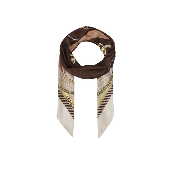 Foulard sui toni del marrone 