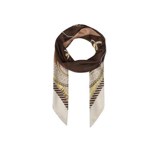 Foulard sui toni del marrone