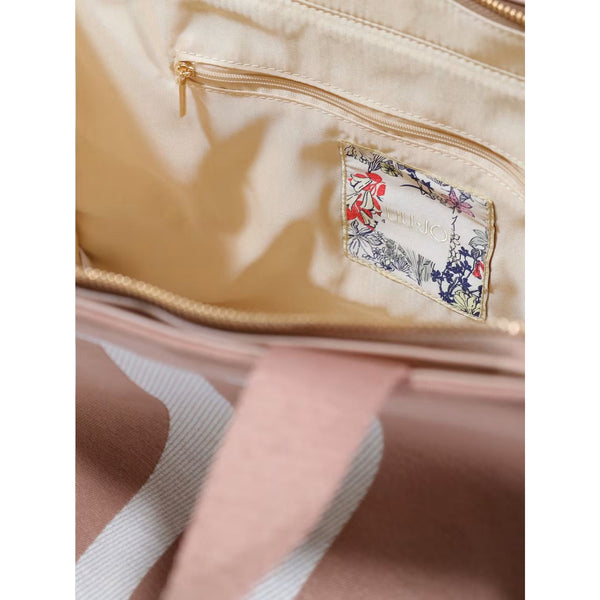 Borsa Donna in tessuto, con maxi logo e zip