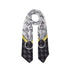 Foulard Donna con logo monogram Nero