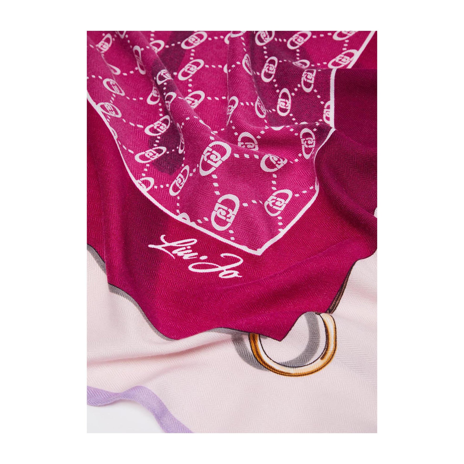 Foulard Donna con stampa Rosa