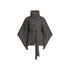 Poncho Donna con cintura in tessuto chevron