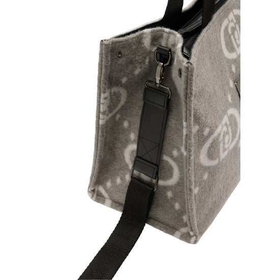 Shopping bag Donna grande con logo dettaglio