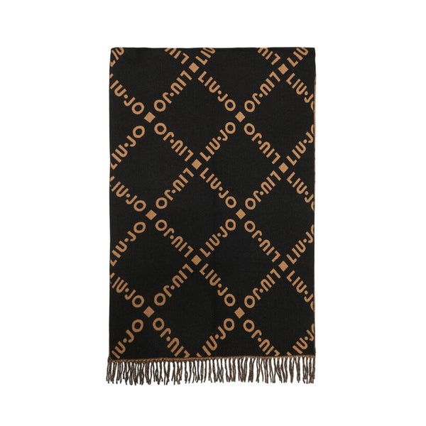 Stola Donna con logo jacquard all over