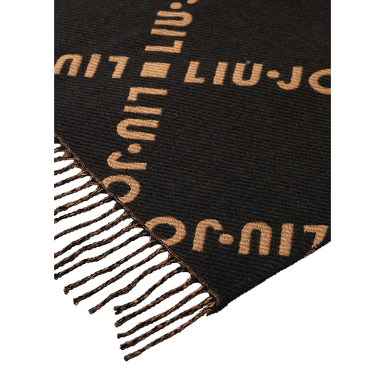 Stola Donna con logo jacquard all over dettaglio