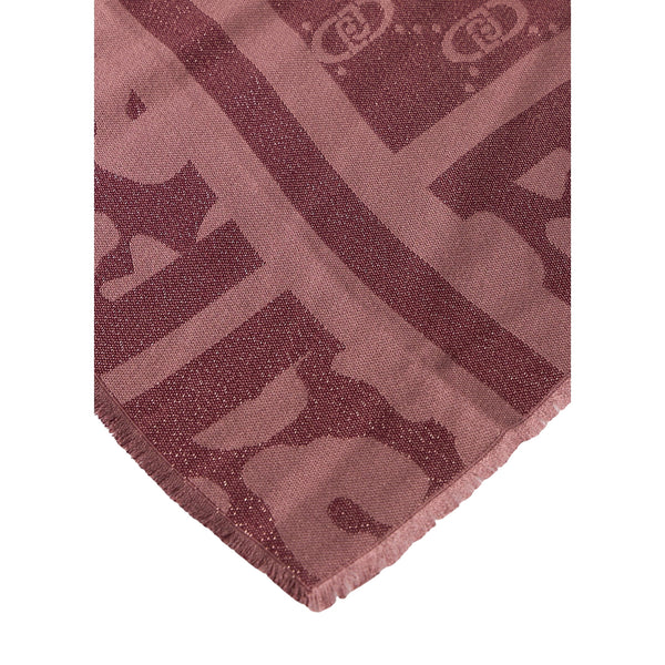Stola Donna con logo Rosso dettaglio