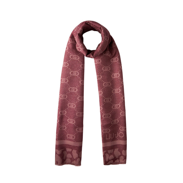 Stola Donna con logo Rosso