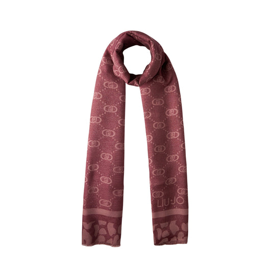 Stola Donna con logo Rosso