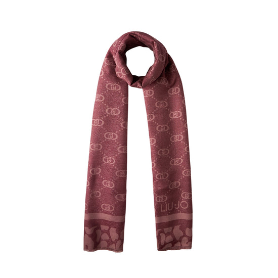 Stola Donna con logo Rosso