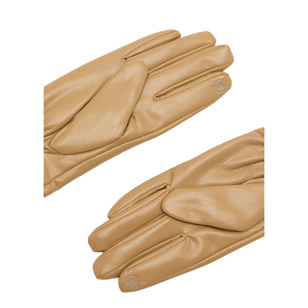 Guanti Donna in ecopelle con logo