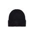 Cappello in maglia Donna con logo ricamato Nero