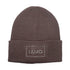 Cappello Donna in maglia con risvolto Marrone