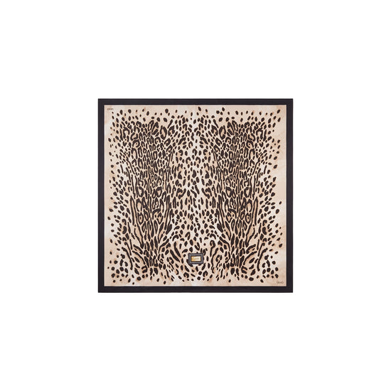 Foulard grande Donna con stampa leopardo