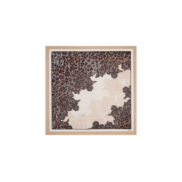 Foulard grande Donna con stampa animalier