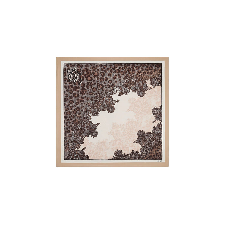 Foulard grande Donna con stampa animalier
