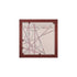 Foulard Donna con cinturini stampati Bordeaux