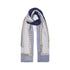 Stola Donna con logo monogram Blu