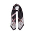 Foulard grande Donna stampato Nero