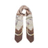 Foulard grande Donna stampato marrone