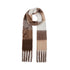 Sciarpa garzata Donna con motivo check Beige