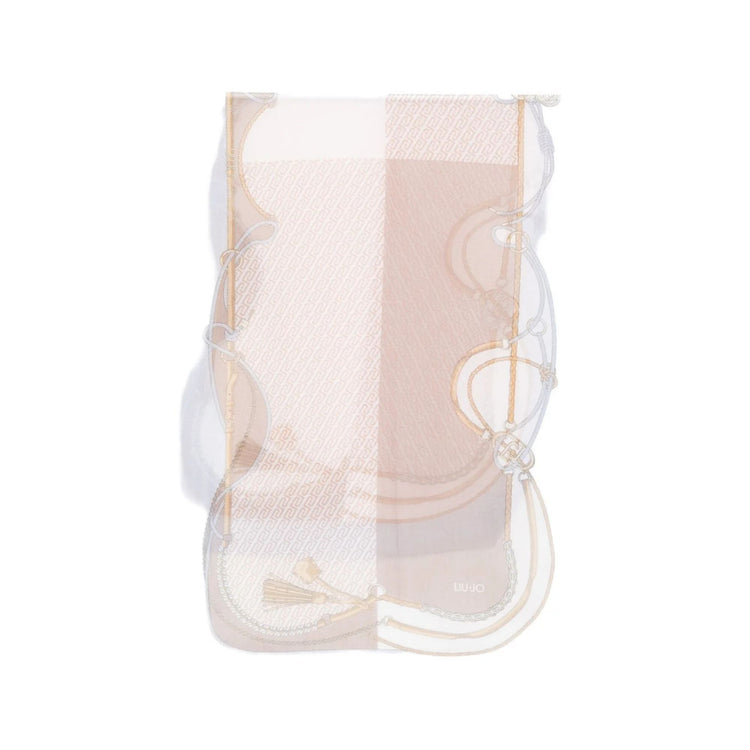 Foulard Donna stampato con logo monogram