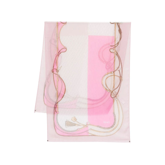 Foulard Donna stampato Rosa