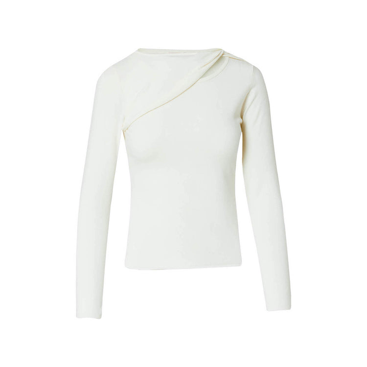 Maglia bianca con motivo cut-out Liu Jo