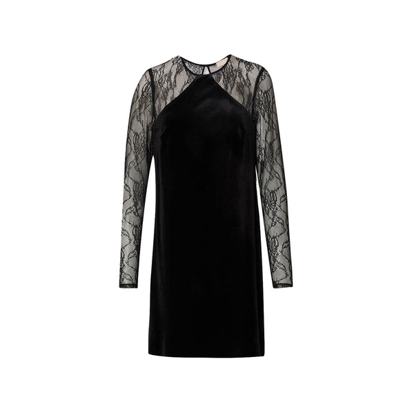 Abito Donna Liu Jo In Maglia | Nero/Rose Gold | Viscosa E Poliestere | Taglia MS63L