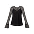 Blusa in pizzo nero Liu Jo 