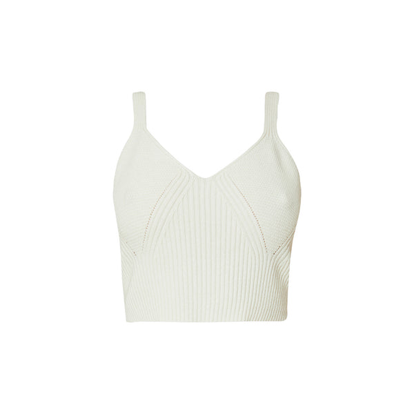 Bralette in maglia bianca Liu Jo