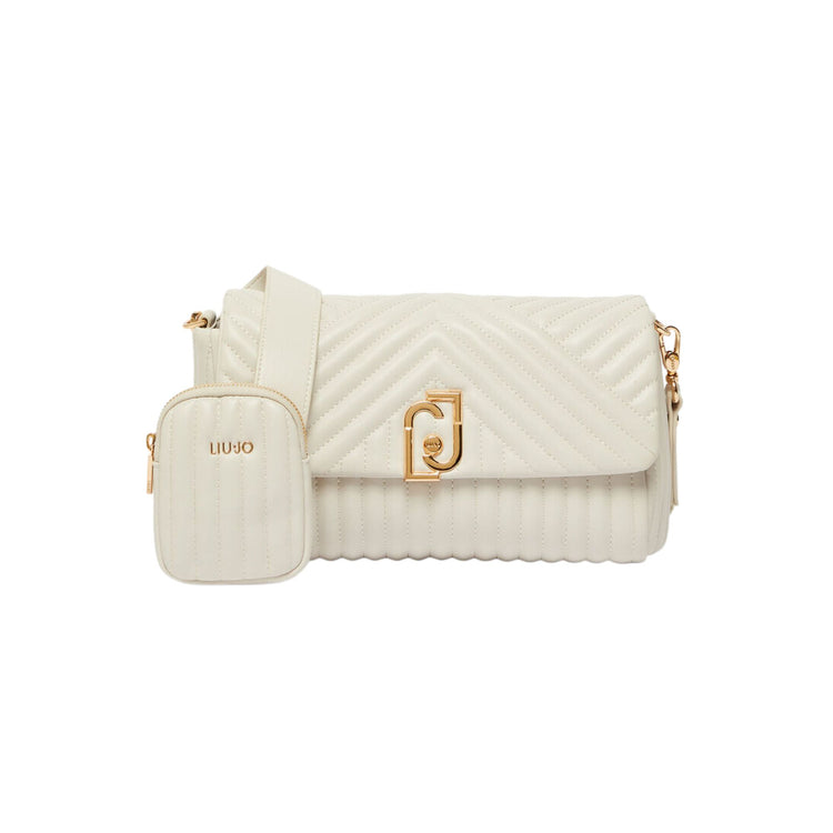 Women's shoulder bag with logo