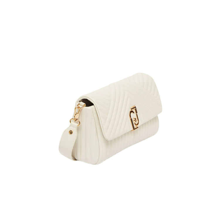 Women's shoulder bag with logo