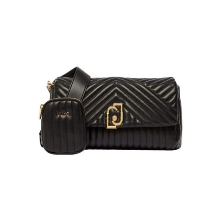 Women's shoulder bag with logo