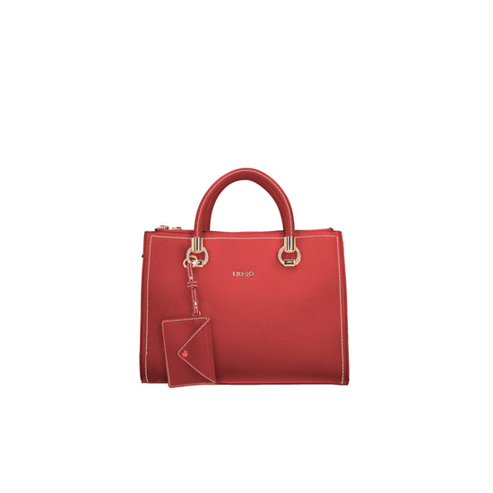 Borsa a mano Donna in tinta unita rosso