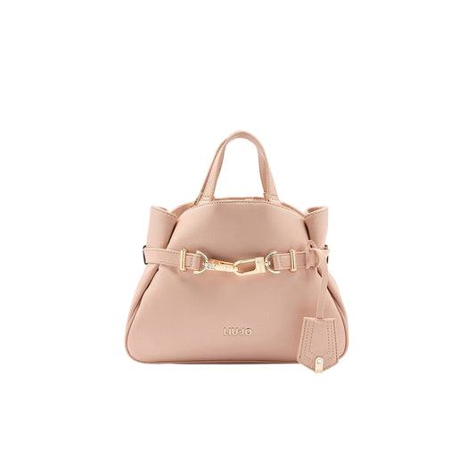Borsa media da Donna con moschettone davanti rosa