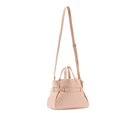 Borsa media da Donna con moschettone davanti rosa retro