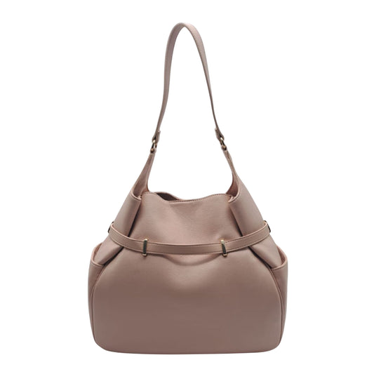 Borsa a spalla hobo media beige